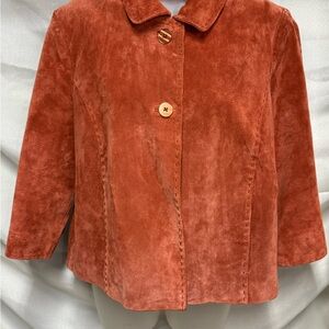 Coldwater Creek Rust Teddy Jacket
